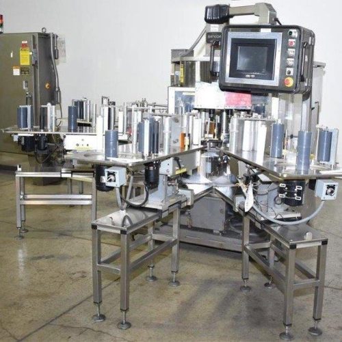 Sancoa Model RL4000 (4) Panel High Speed Pressure Sensitive Rotary Labeler