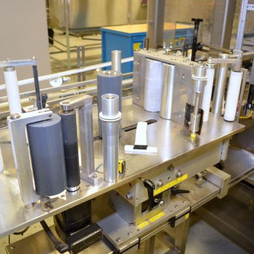 Sancoa Model RL4000 (4) Panel High Speed Pressure Sensitive Rotary Labeler