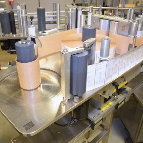 Sancoa Model RL4000 (4) Panel High Speed Pressure Sensitive Rotary Labeler