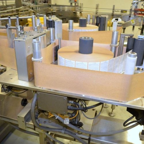 Sancoa Model RL4000 (4) Panel High Speed Pressure Sensitive Rotary Labeler