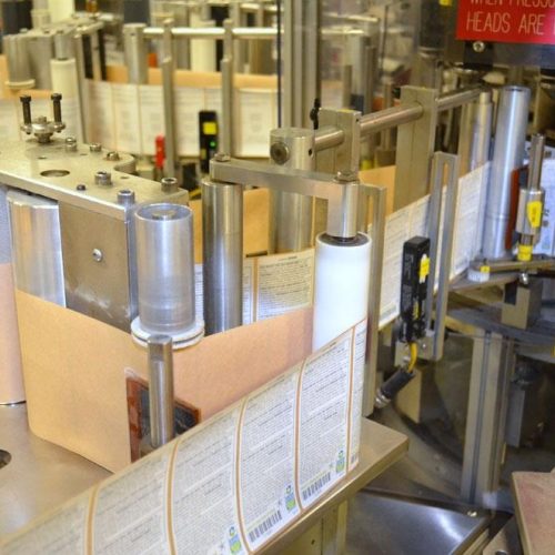 Sancoa Model RL4000 (4) Panel High Speed Pressure Sensitive Rotary Labeler