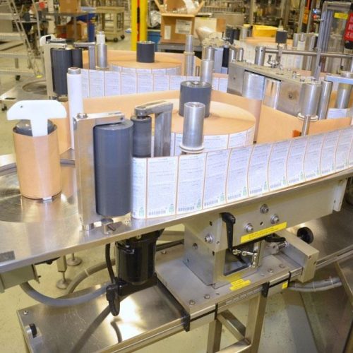 Sancoa Model RL4000 (4) Panel High Speed Pressure Sensitive Rotary Labeler