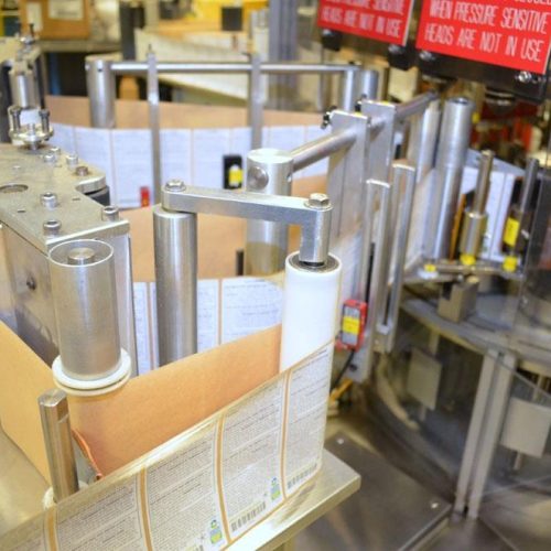 Sancoa Model RL4000 (4) Panel High Speed Pressure Sensitive Rotary Labeler