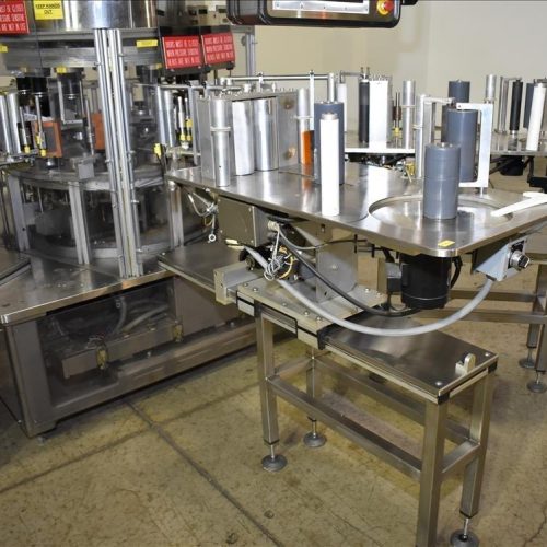 Sancoa Model RL4000 (4) Panel High Speed Pressure Sensitive Rotary Labeler