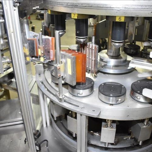 Sancoa Model RL4000 (4) Panel High Speed Pressure Sensitive Rotary Labeler
