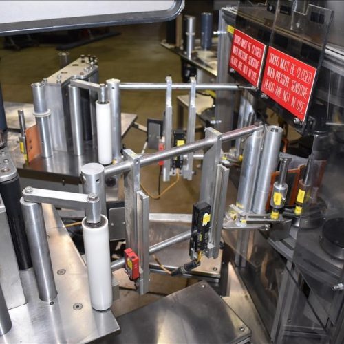 Sancoa Model RL4000 (4) Panel High Speed Pressure Sensitive Rotary Labeler