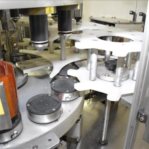 Sancoa Model RL4000 (4) Panel High Speed Pressure Sensitive Rotary Labeler