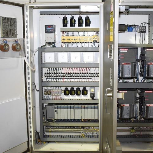 Sancoa Model RL4000 (4) Panel High Speed Pressure Sensitive Rotary Labeler