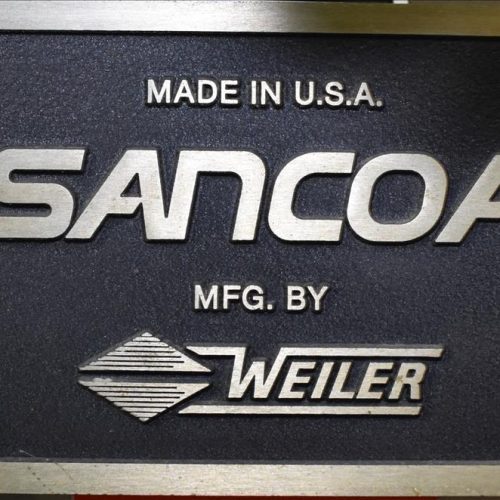 Sancoa Model RL4000 (4) Panel High Speed Pressure Sensitive Rotary Labeler