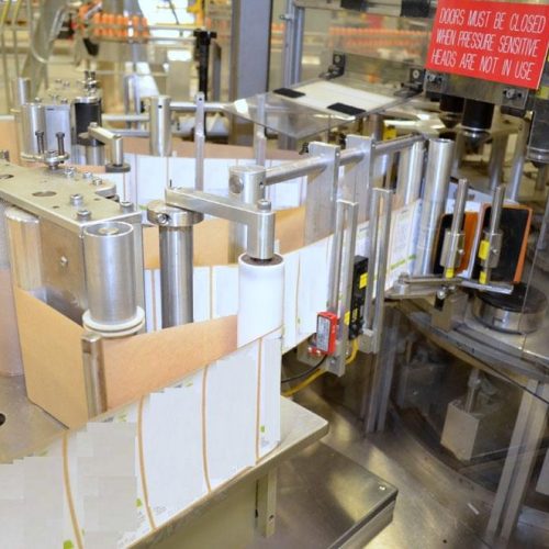 Sancoa Model RL4000 (4) Panel High Speed Pressure Sensitive Rotary Labeler