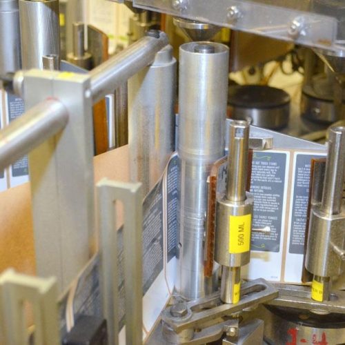 Sancoa Model RL4000 (4) Panel High Speed Pressure Sensitive Rotary Labeler