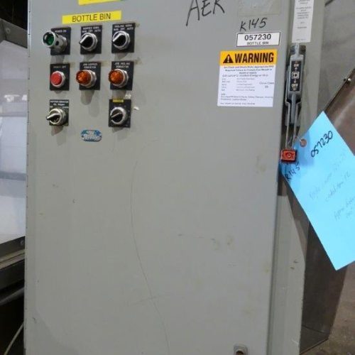 Bauer Bulk Bottle Live Bottom Hopper with Integrated Elevator