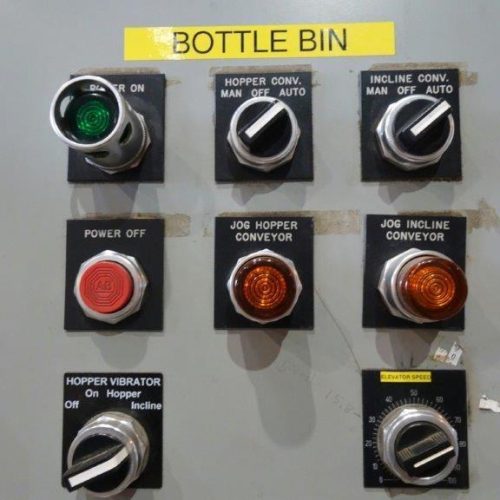 Bauer Bulk Bottle Live Bottom Hopper with Integrated Elevator