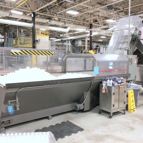 Bauer Bulk Bottle Live Bottom Hopper with Integrated Elevator
