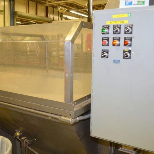 Bauer Bulk Bottle Live Bottom Hopper with Integrated Elevator