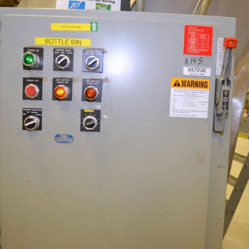 Bauer Bulk Bottle Live Bottom Hopper with Integrated Elevator