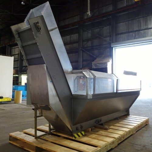 Bauer Bulk Bottle Live Bottom Hopper with Integrated Elevator