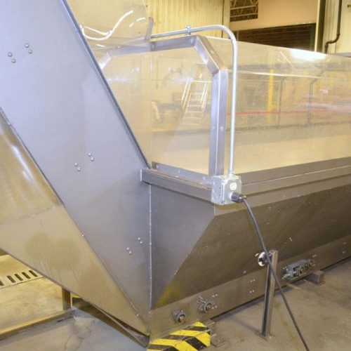 Bauer Bulk Bottle Live Bottom Hopper with Integrated Elevator