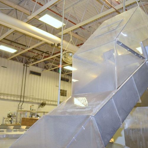 Bauer Bulk Bottle Live Bottom Hopper with Integrated Elevator
