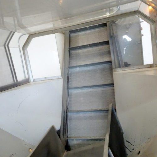 Bauer Bulk Bottle Live Bottom Hopper with Integrated Elevator