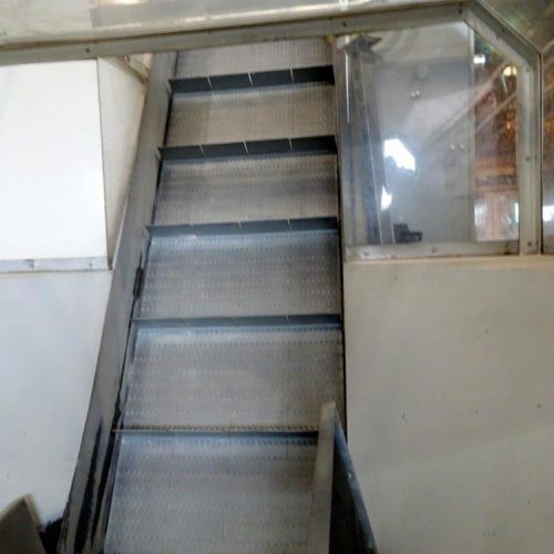 Bauer Bulk Bottle Live Bottom Hopper with Integrated Elevator