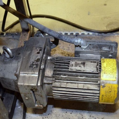 Approximately 4 ft L x 12 in W S/S Table Top Chain Line Conveyor