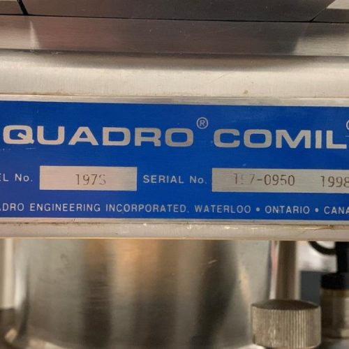 Quadro Model 197S S/S 800 PPH Comil Pulverizer