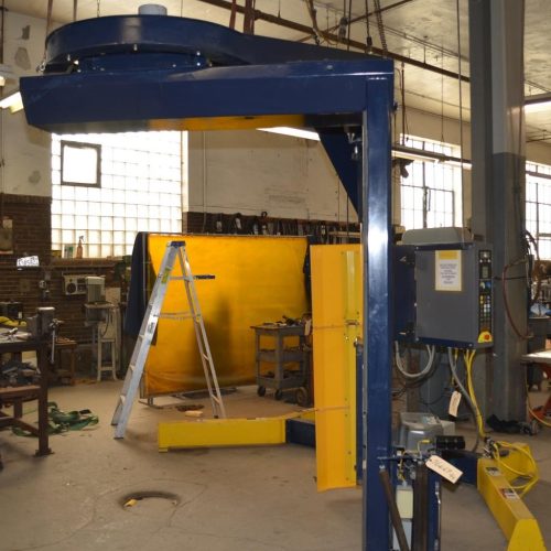 Lantech Model S400 35 LPH Straddle Style Pallet Stretch Wrapper