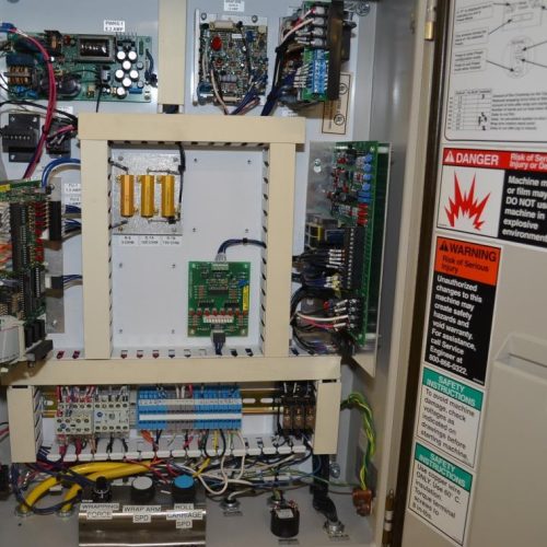 Lantech Model S400 35 LPH Straddle Style Pallet Stretch Wrapper