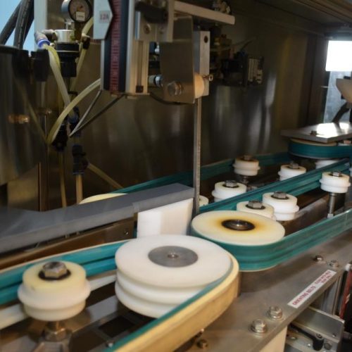 Palace 250 BPM Model D3SPBH15 S/S 36 in Dia Bottle Unscrambler w/ H15 Feeder