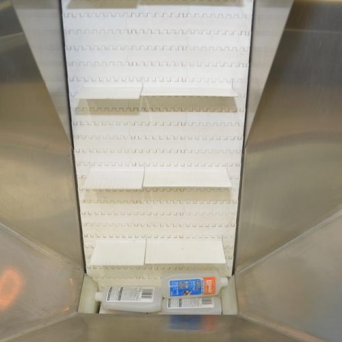 Palace 250 BPM Model D3SPBH15 S/S 36 in Dia Bottle Unscrambler w/ H15 Feeder