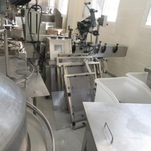 Pack Line Model PXG2 Inline Dual Lane Cup Filling System with Denester