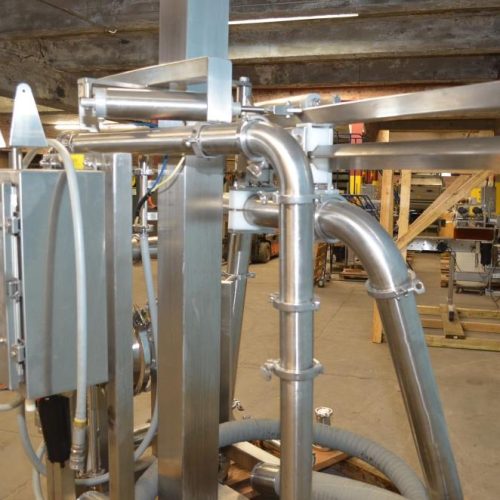 Murzan Model AB72 S/S Suction Wand Tote Unloader with PI50 Diaphragm Pump
