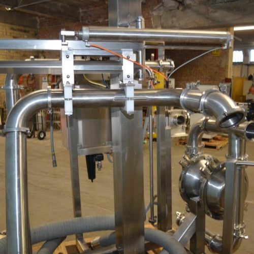 Murzan Model AB72 S/S Suction Wand Tote Unloader with PI50 Diaphragm Pump