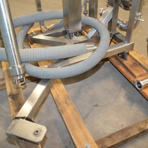 Murzan Model AB72 S/S Suction Wand Tote Unloader with PI50 Diaphragm Pump
