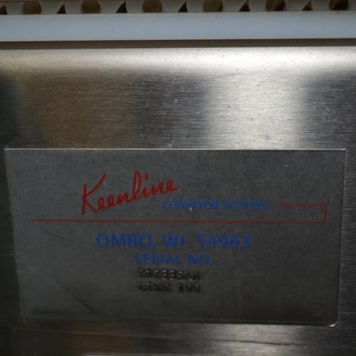 35 in W x 164 in L Keenline Plastic Interlocking Chain Conveyor
