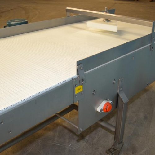 35 in W x 164 in L Keenline Plastic Interlocking Chain Conveyor