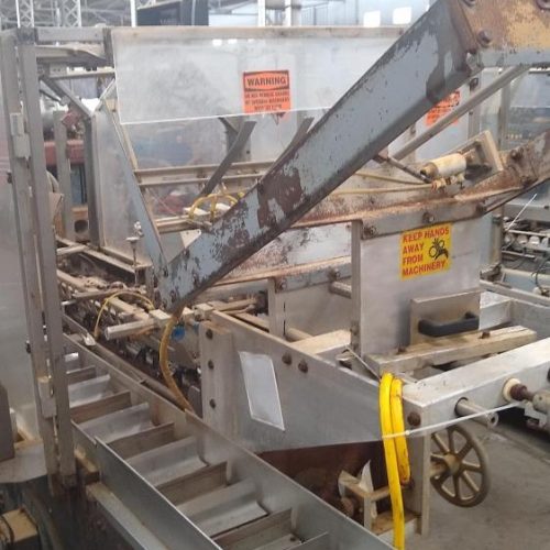 Adco Model 9JBC125EC 125 CPM Auto Hot Melt Horizontal Cartoner w Pro Blue