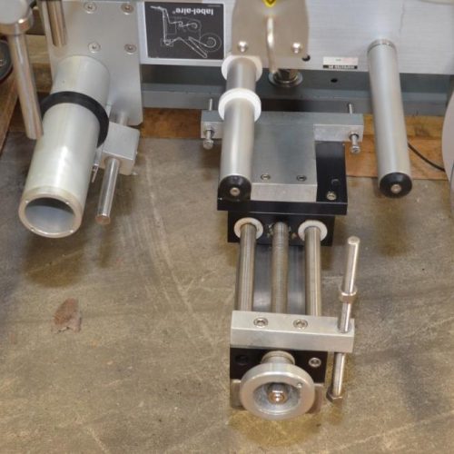 QLC High Speed Servo Driven Bottom Labeler with Label Aire 3115 Redundant Heads