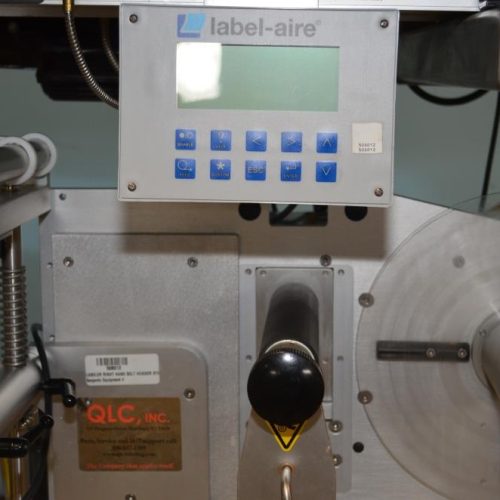 QLC High Speed Servo Driven Bottom Labeler with Label Aire 3115 Redundant Heads