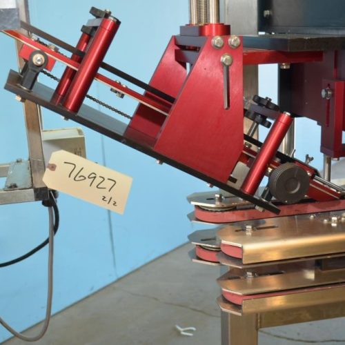 Chadam (6) Quill Inline Spindle Capper with S/S Vibratory Feed Bowl and Cap Chute