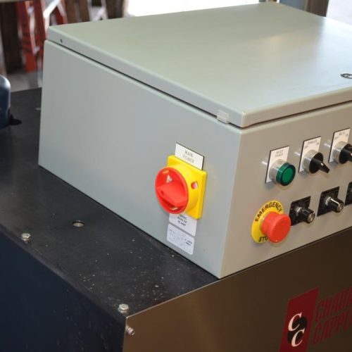 Chadam (6) Quill Inline Spindle Capper with S/S Vibratory Feed Bowl and Cap Chute