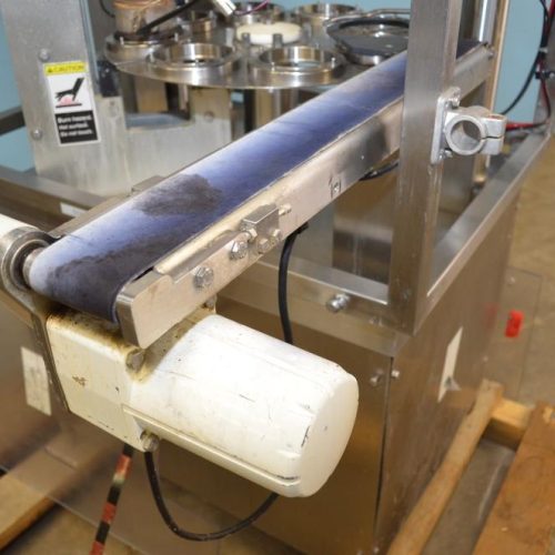 Modern Packaging Model MR8 Single Head 30 CPM S/S Rotary Cup Filler and Sealer