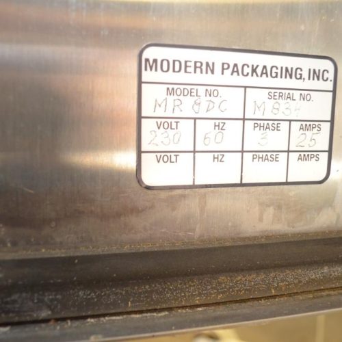 Modern Packaging Model MR8 Single Head 30 CPM S/S Rotary Cup Filler and Sealer