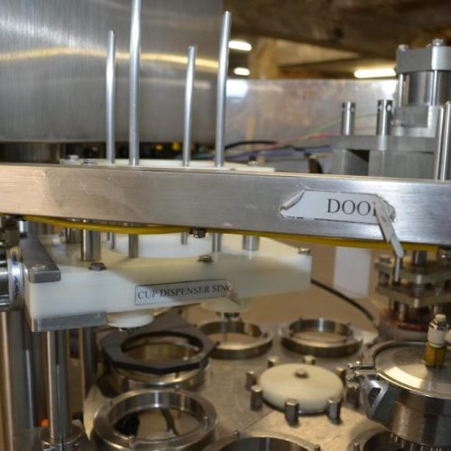 Modern Packaging Model MR8 Single Head 30 CPM S/S Rotary Cup Filler and Sealer