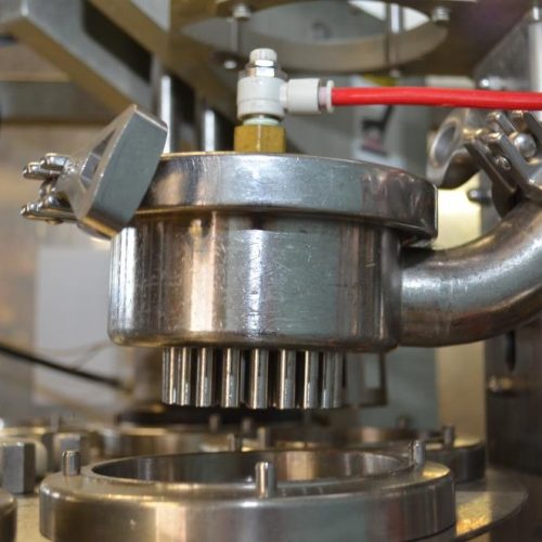 Modern Packaging Model MR8 Single Head 30 CPM S/S Rotary Cup Filler and Sealer