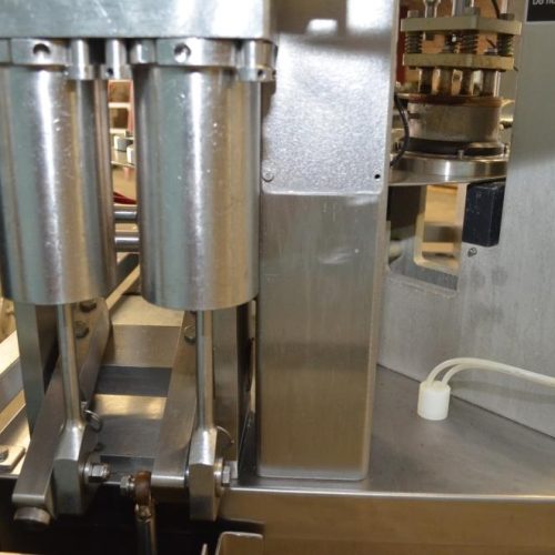 Modern Packaging Model MR8 Single Head 30 CPM S/S Rotary Cup Filler and Sealer