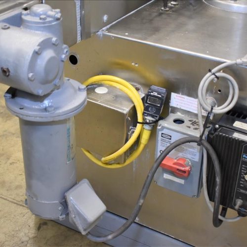 Mateer Burt Model 4020 Dual Head S/S Powder Auger Filler w 4.5in Wide Conveyor