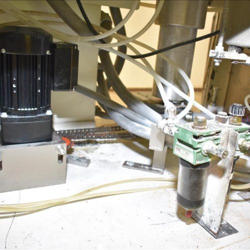 Mateer Burt Model 4020 Dual Head S/S Powder Auger Filler w 4.5in Wide Conveyor