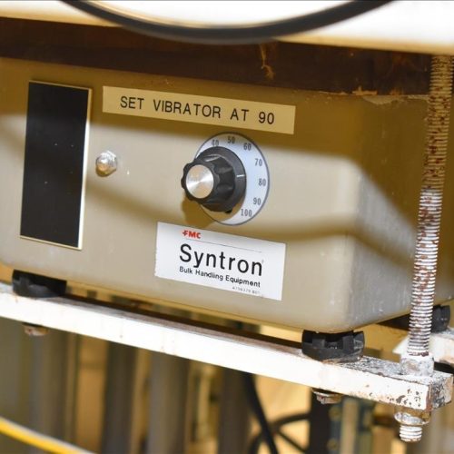 Mateer Burt Model 4020 Dual Head S/S Powder Auger Filler w 4.5in Wide Conveyor